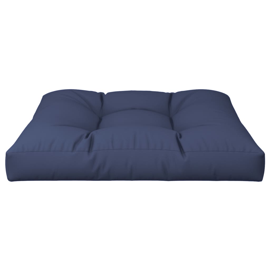 vidaXL Palettenkissen Marineblau 80x80x12 cm Stoff
