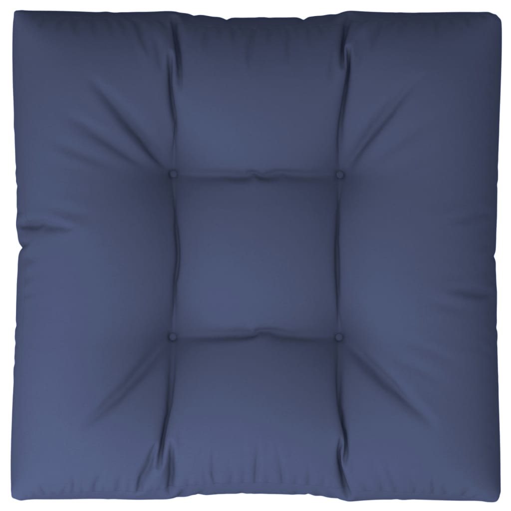 vidaXL Palettenkissen Marineblau 80x80x12 cm Stoff