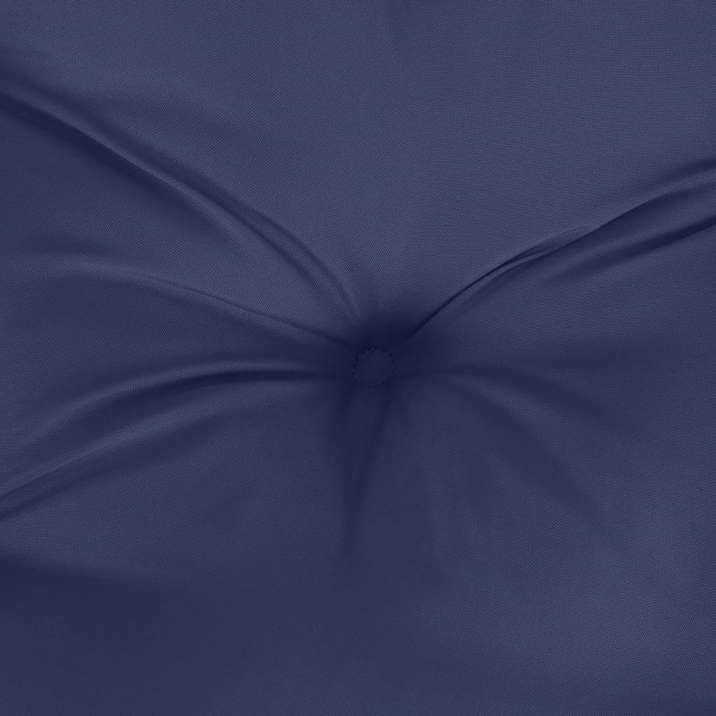 vidaXL Palettenkissen Marineblau 80x80x12 cm Stoff