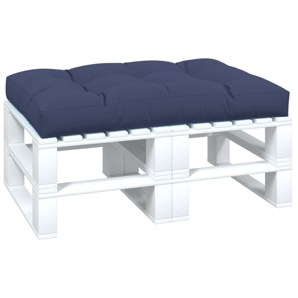 vidaXL Palettenkissen Marineblau 120x80x12 cm Stoff
