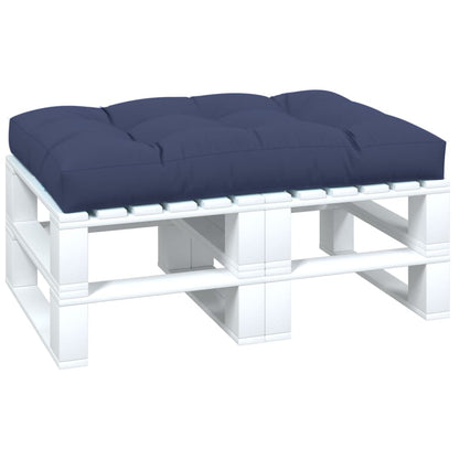 vidaXL Palettenkissen Marineblau 120x80x12 cm Stoff