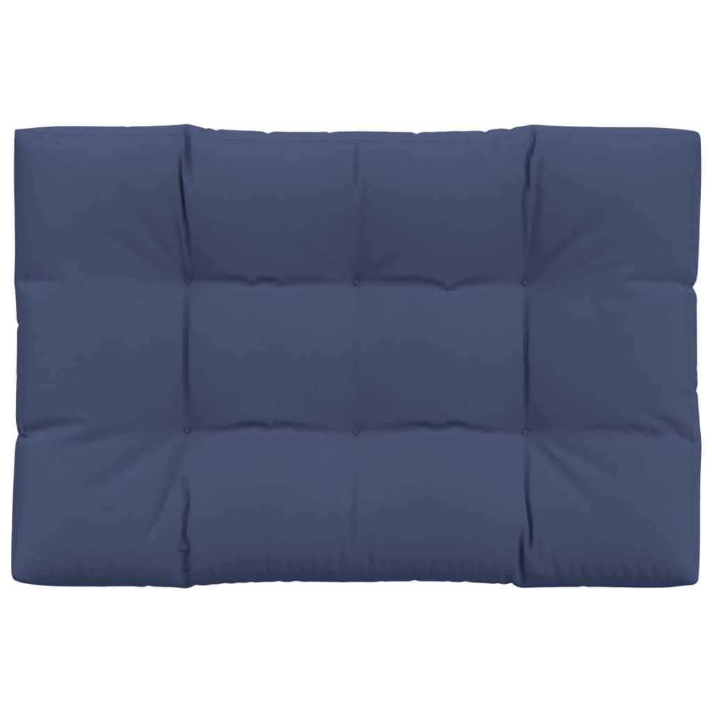 vidaXL Palettenkissen Marineblau 120x80x12 cm Stoff