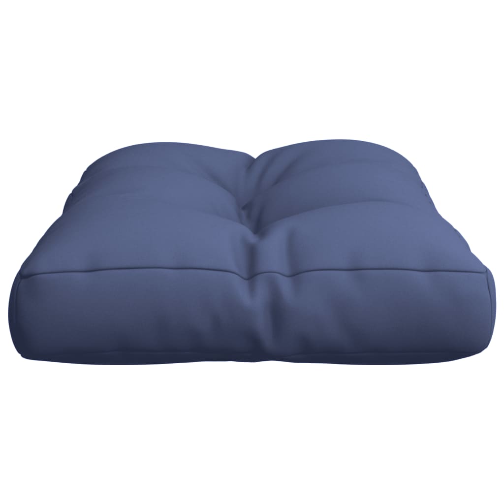 vidaXL Palettenkissen Marineblau 60x40x12 cm Stoff