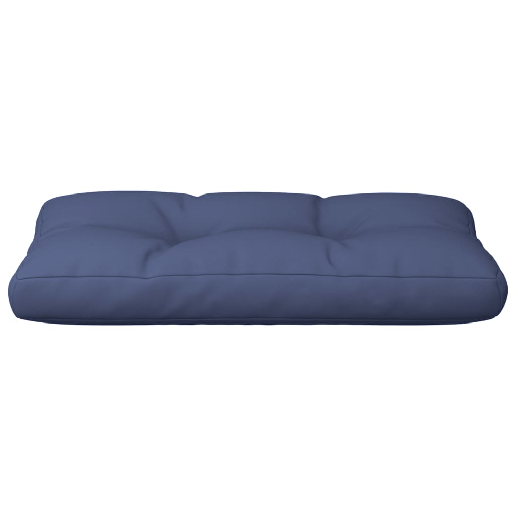 vidaXL Coussin de palette bleu marine 120x40x12 cm Tissu