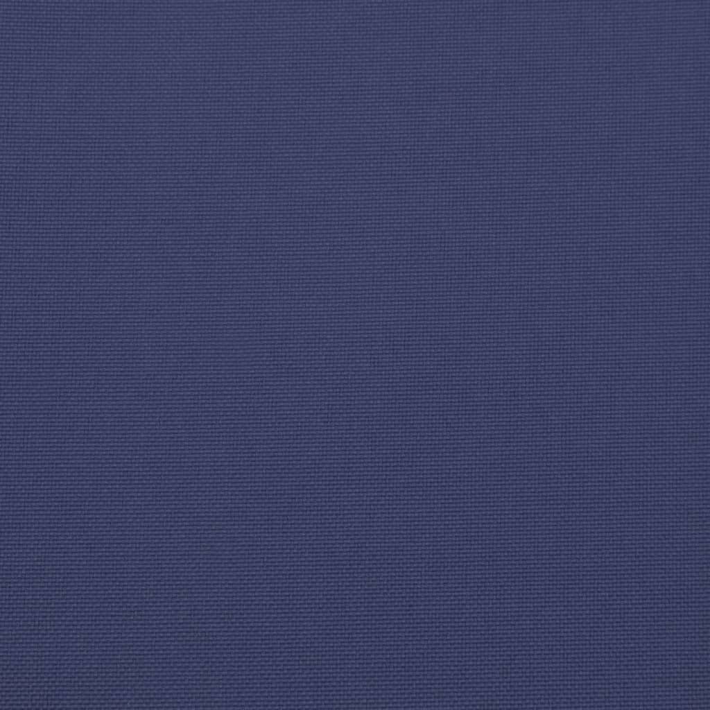 vidaXL Palettenkissen 2 Stk. Marineblau Stoff