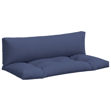vidaXL Coussins de palette 2 pcs Bleu marine Tissu Oxford
