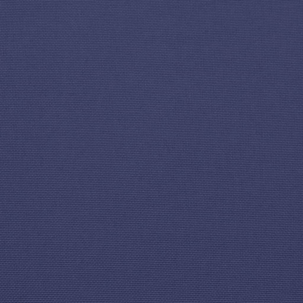 vidaXL Coussins de palette 2 pcs Bleu marine Tissu Oxford