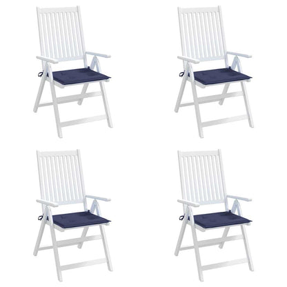 vidaXL Palettenkissen 4 Stk. Marineblau 40x40x4 cm Oxford-Gewebe
