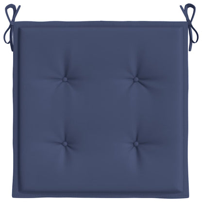 vidaXL Palettenkissen 4 Stk. Marineblau 40x40x4 cm Oxford-Gewebe