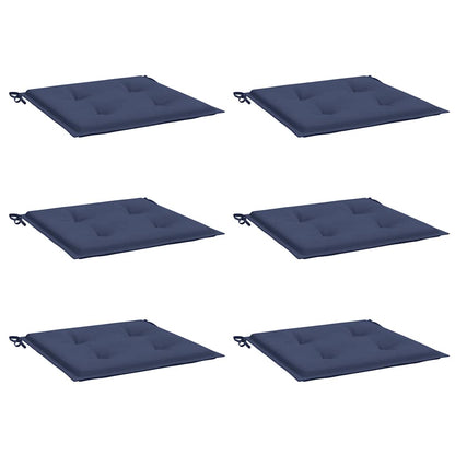 vidaXL Palettenkissen 6 Stk. Marineblau 40x40x4 cm Oxford-Gewebe