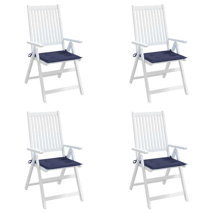 vidaXL Palettenkissen 4 Stk. Marineblau 50x50x4 cm Oxford-Gewebe