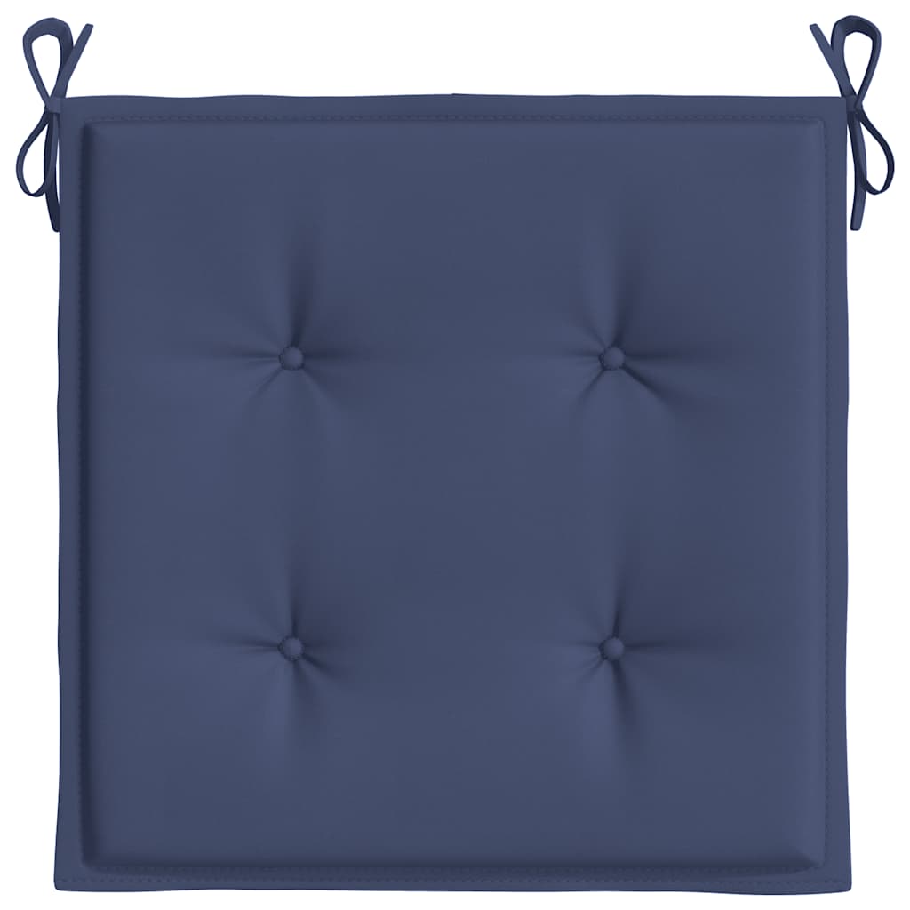 vidaXL Coussins de palette 6 pcs Bleu marine 50x50x4 cm Tissu Oxford