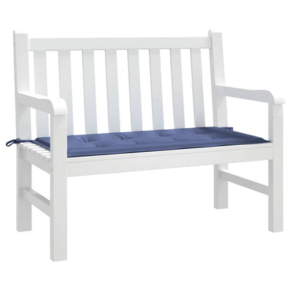 vidaXL Coussin de banc de jardin bleu marine 100x50x4 cm Tissu Oxford