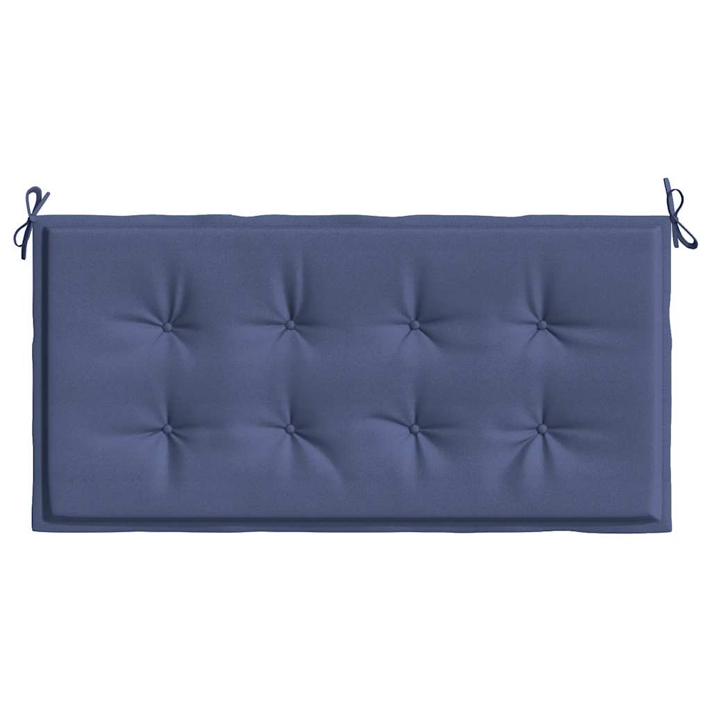 vidaXL Coussin de banc de jardin bleu marine 100x50x4 cm Tissu Oxford