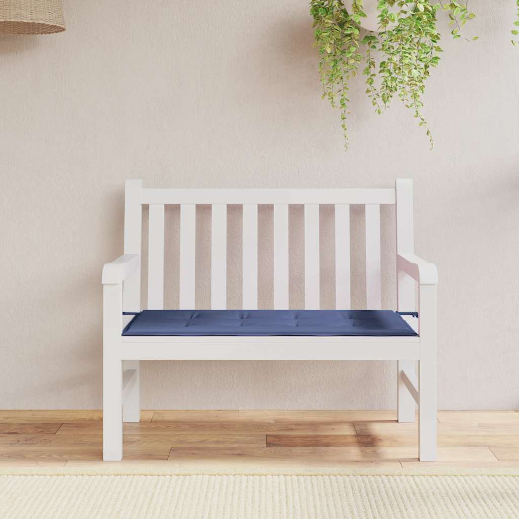 vidaXL Gartenbank-Auflage Marineblau 120x50x4 cm Oxford-Gewebe