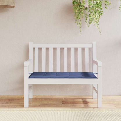 vidaXL Gartenbank-Auflage Marineblau 120x50x4 cm Oxford-Gewebe