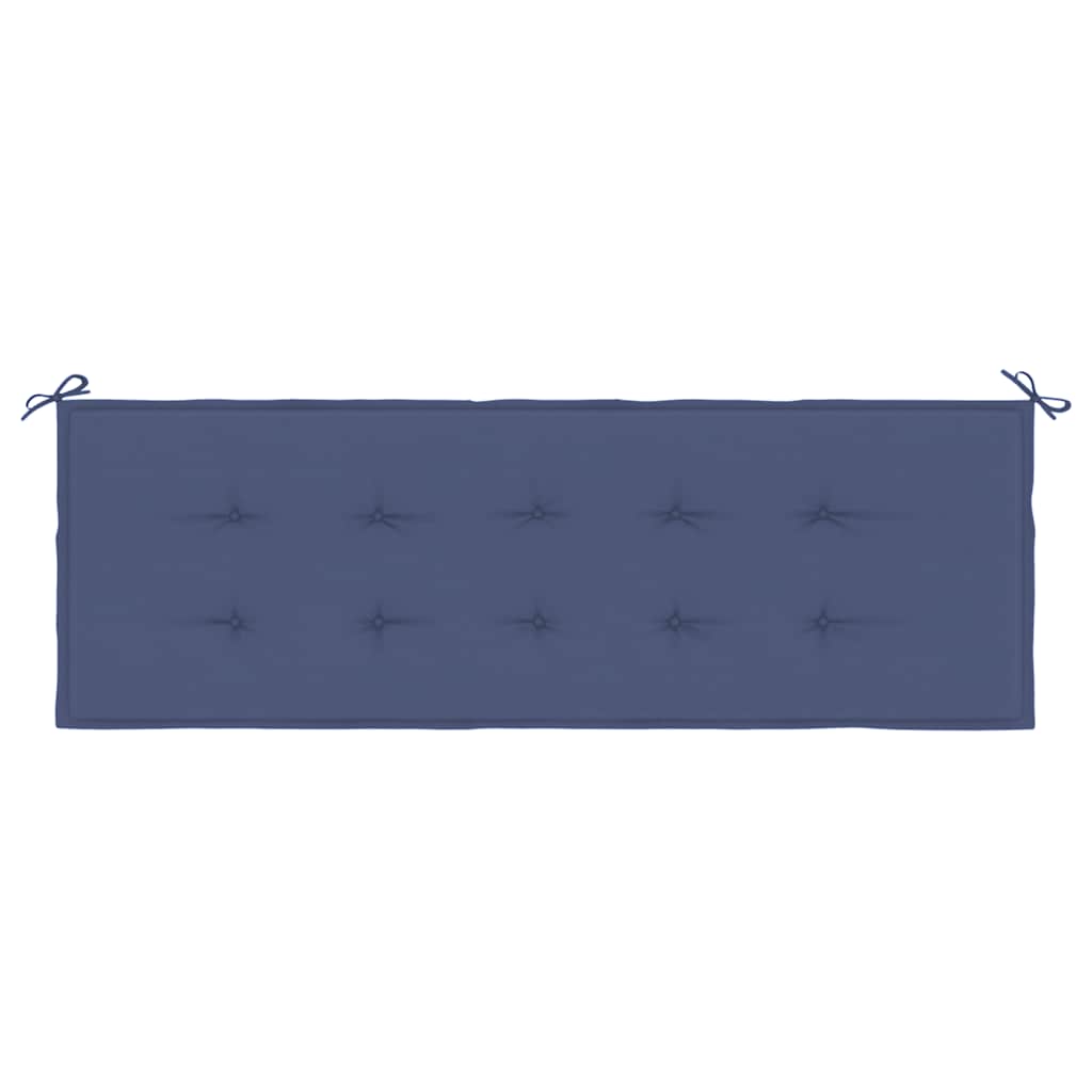 vidaXL Gartenbank-Auflage Marineblau 150x50x4 cm Oxford-Gewebe