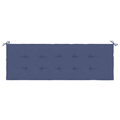 vidaXL Gartenbank-Auflage Marineblau 150x50x4 cm Oxford-Gewebe