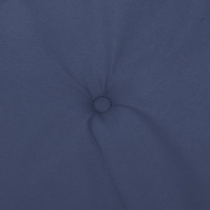 vidaXL Hochlehner-Auflagen 2 Stk. Marineblau Stoff
