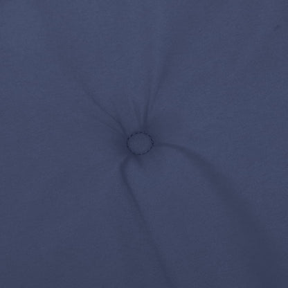 vidaXL Hochlehner-Auflagen 4 Stk. Marineblau Stoff