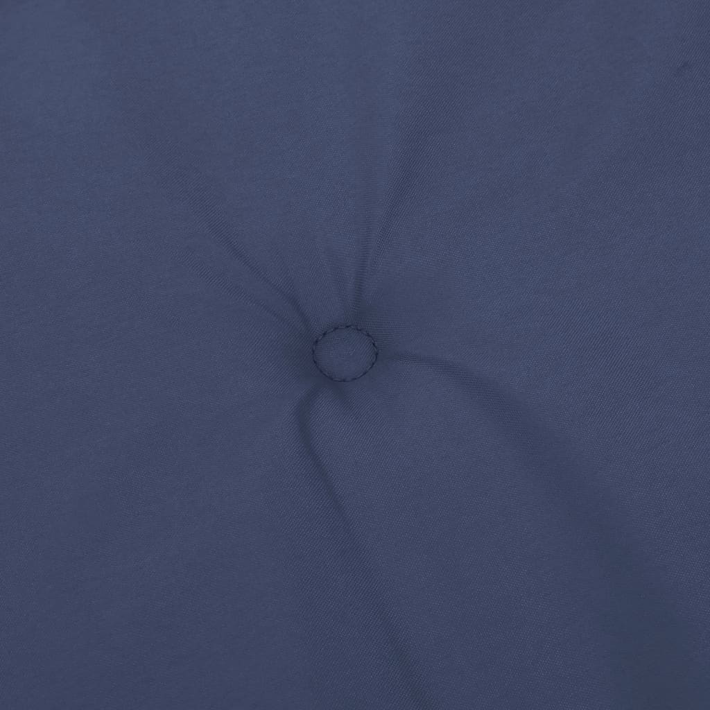 vidaXL Hochlehner-Auflagen 6 Stk. Marineblau Stoff
