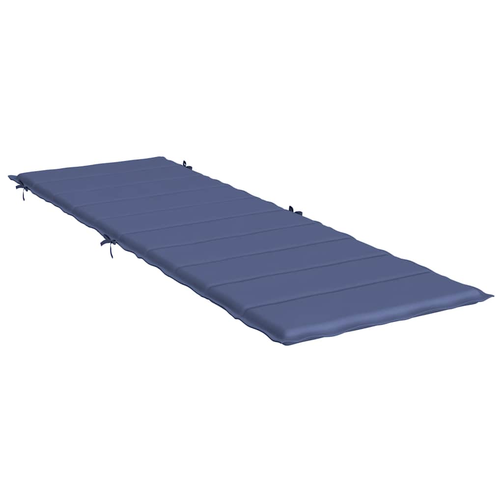 vidaXL Matelas de transat bleu marine tissu Oxford