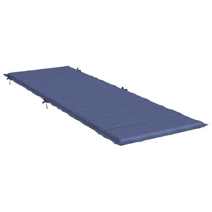 vidaXL Matelas de transat bleu marine tissu Oxford