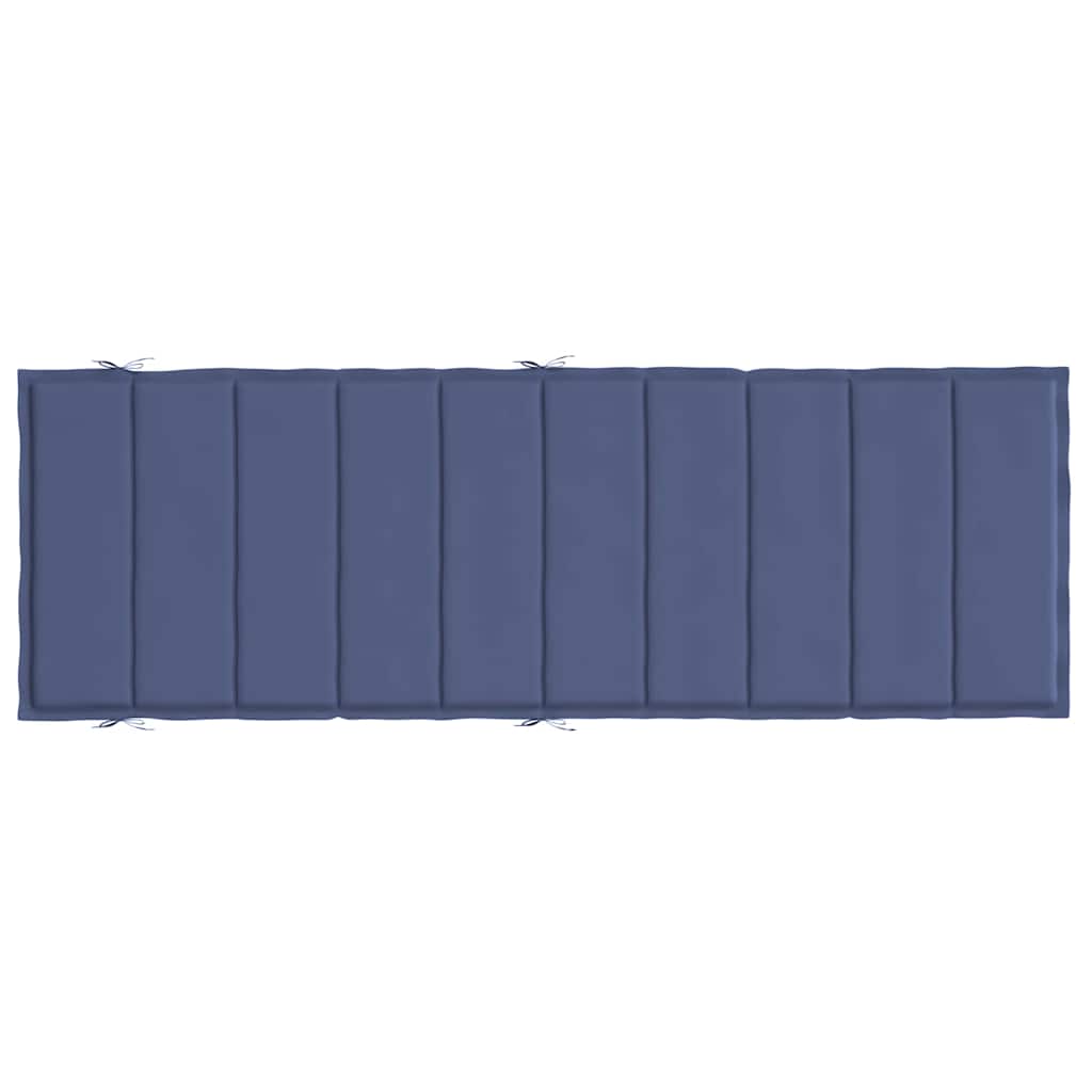 vidaXL Matelas de transat bleu marine tissu Oxford