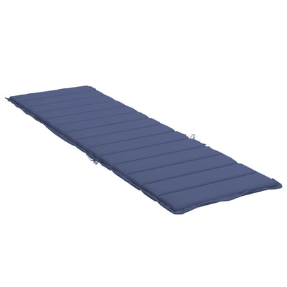 vidaXL Matelas de transat bleu marine tissu Oxford