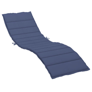 vidaXL Matelas de bain de soleil bleu marine en tissu Oxford