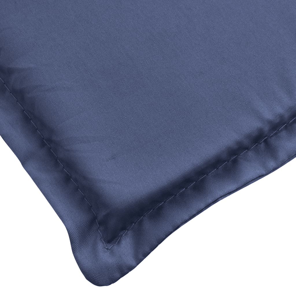 vidaXL Matelas de bain de soleil bleu marine en tissu Oxford