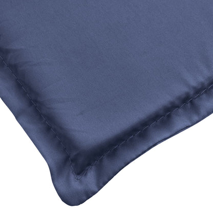 vidaXL Matelas de bain de soleil bleu marine en tissu Oxford