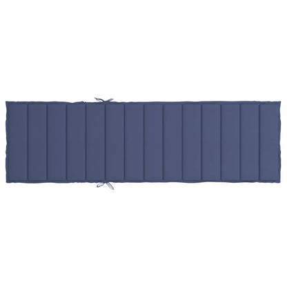 vidaXL Matelas de transat bleu marine tissu Oxford