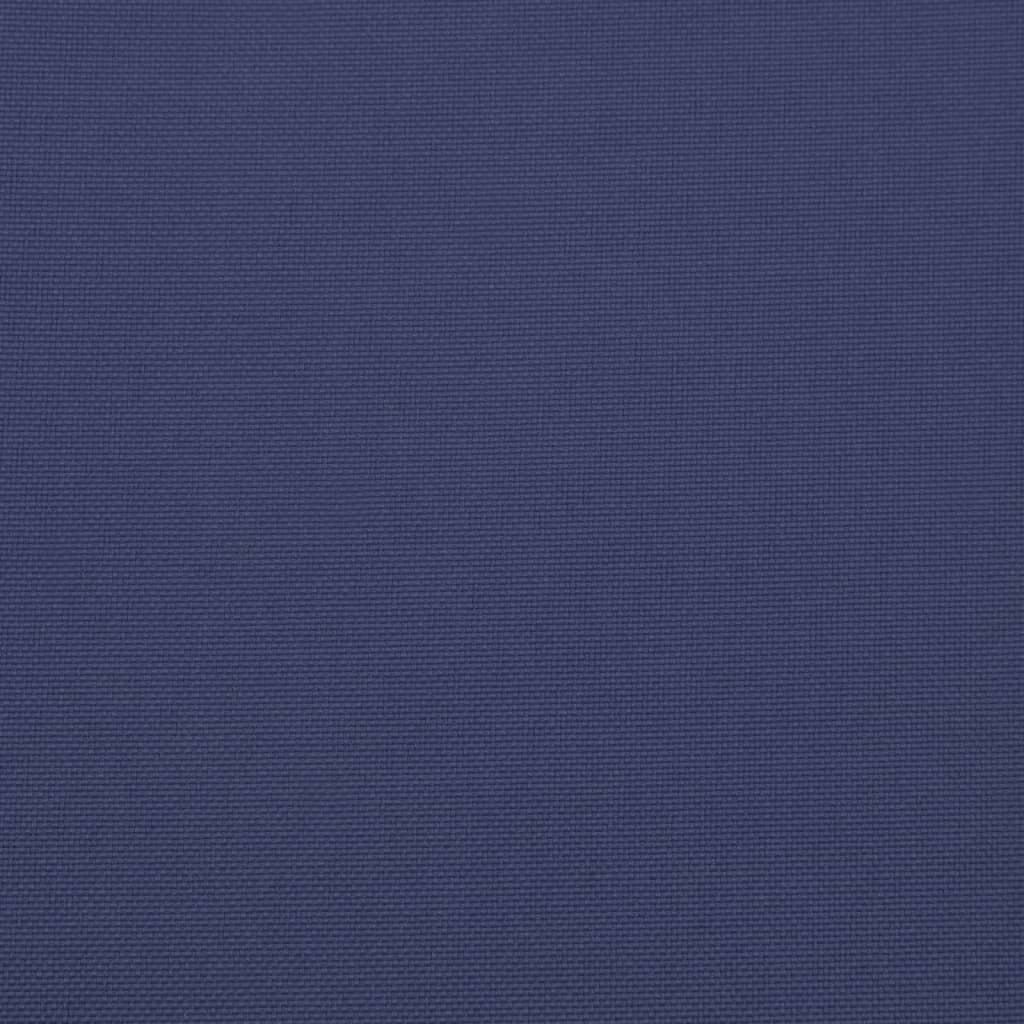 vidaXL Matelas de transat bleu marine tissu Oxford