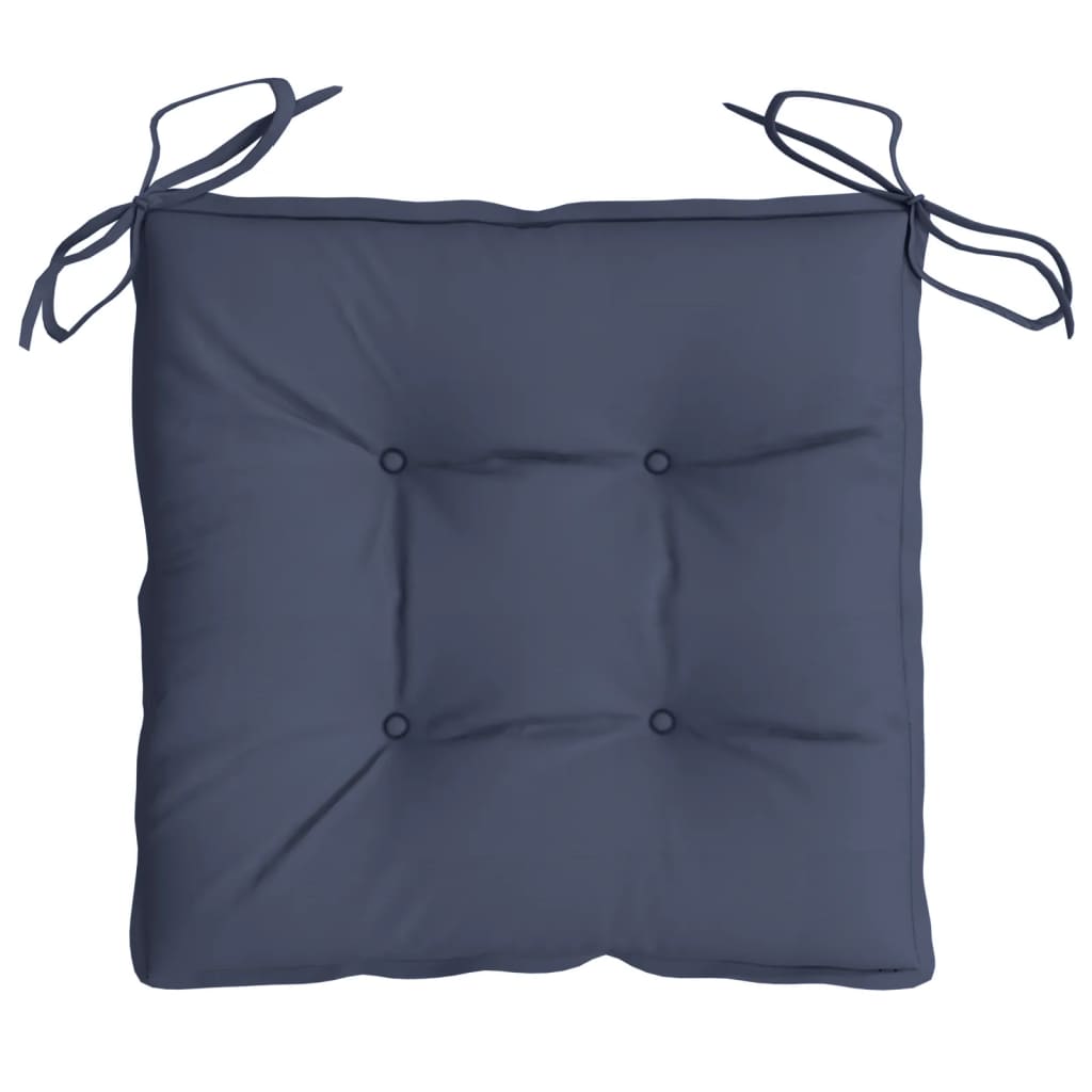 vidaXL Stuhlkissen 4 Stk. Marineblau 50x50x7 cm Oxford-Gewebe