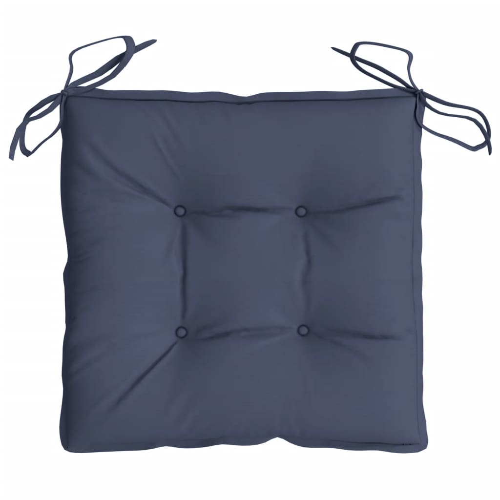 vidaXL Stuhlkissen 6 Stk. Marineblau 50x50x7 cm Oxford-Gewebe