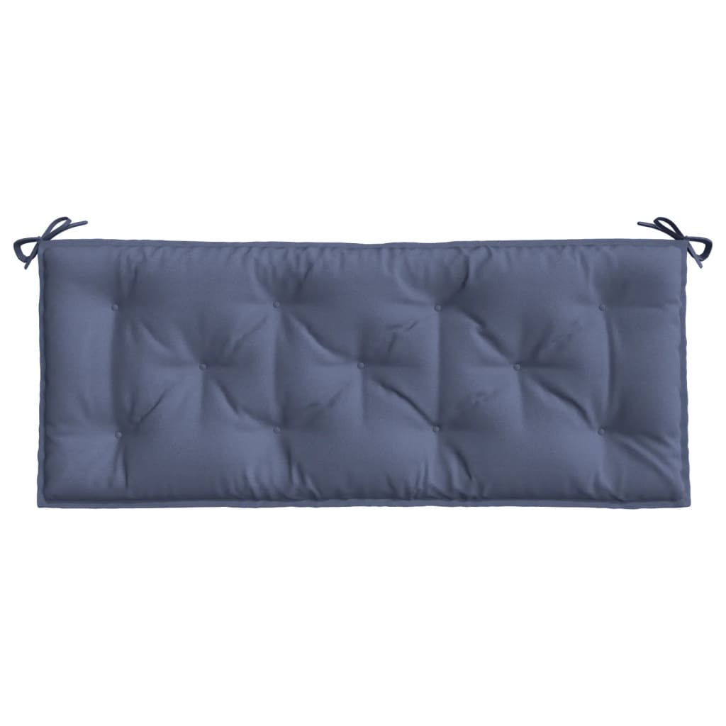 vidaXL Coussin de banc de jardin bleu marine 120x50x7 cm Tissu Oxford