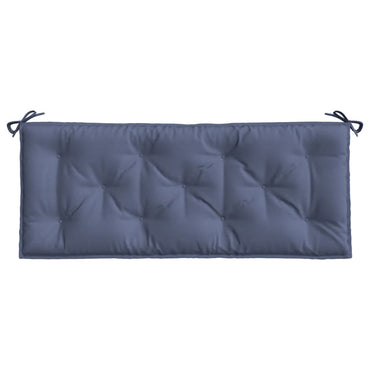 vidaXL Coussin de banc de jardin bleu marine 120x50x7 cm Tissu Oxford