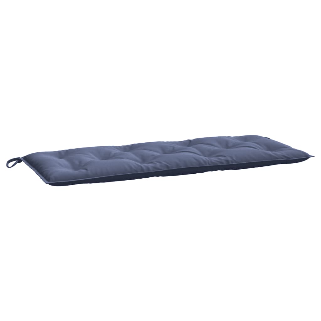 vidaXL Coussin de banc de jardin bleu marine 120x50x7 cm Tissu Oxford