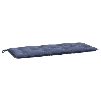 vidaXL Coussin de banc de jardin bleu marine 120x50x7 cm Tissu Oxford