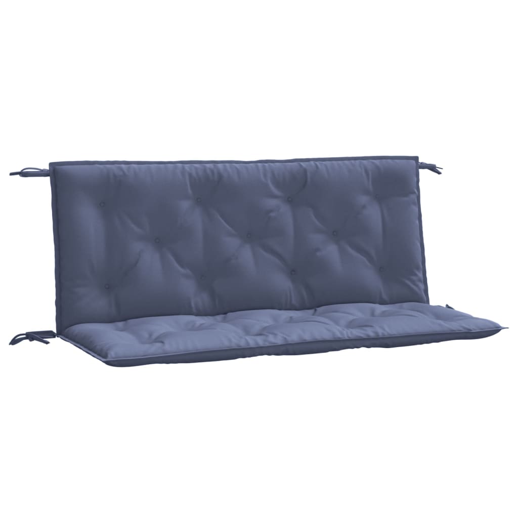 vidaXL Gartenbank-Auflagen 2 Stk. Marineblau 120x50x7 cm Oxford-Gewebe