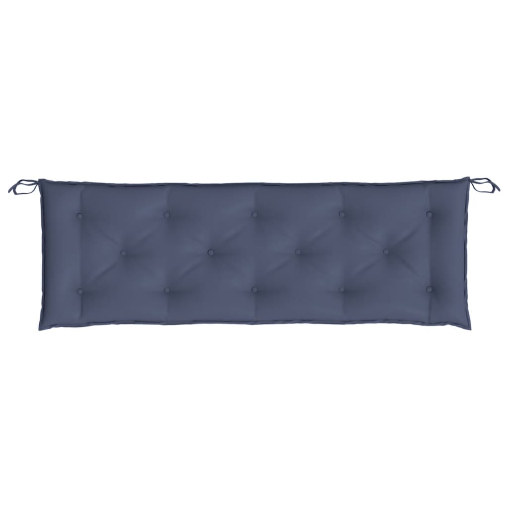 vidaXL Gartenbank-Auflagen 2 Stk. Marineblau 150x50x7 cm Oxford-Gewebe