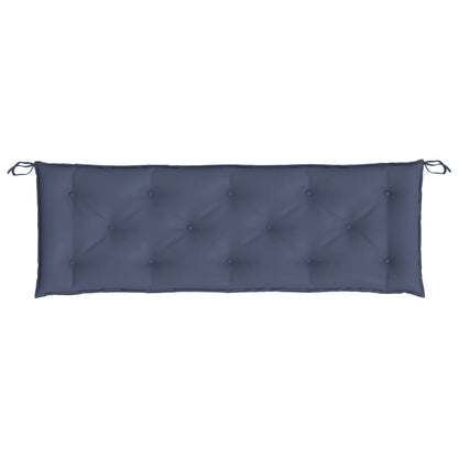 vidaXL Gartenbank-Auflagen 2 Stk. Marineblau 150x50x7 cm Oxford-Gewebe