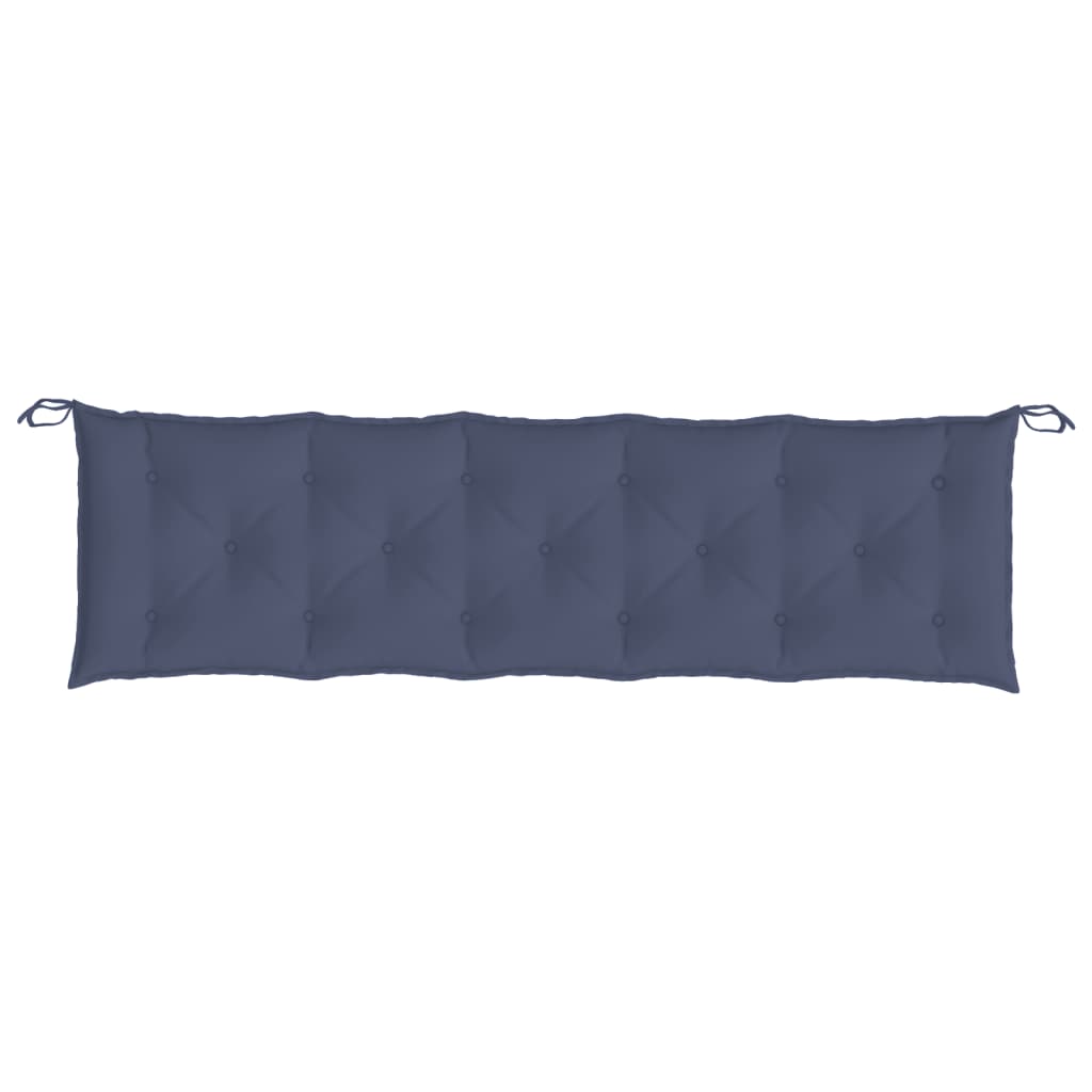 vidaXL Gartenbank-Auflagen 2 Stk. Marineblau 180x50x7 cm Oxford-Gewebe