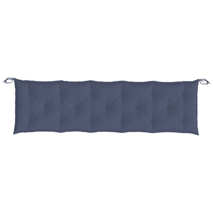 vidaXL Gartenbank-Auflagen 2 Stk. Marineblau 180x50x7 cm Oxford-Gewebe