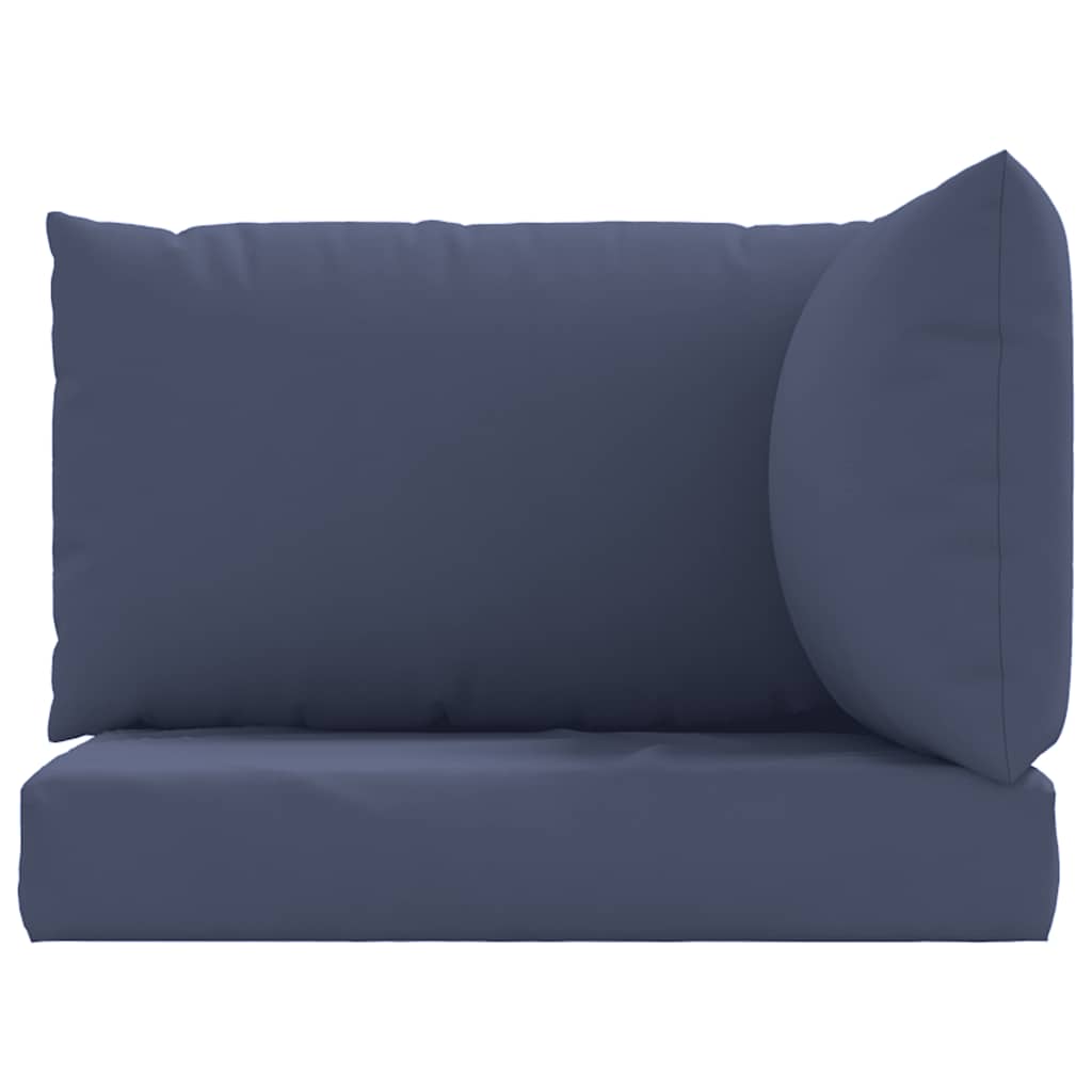 vidaXL Coussins de palette 3 pcs Bleu marine Tissu Oxford