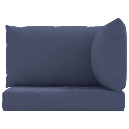 vidaXL Coussins de palette 3 pcs Bleu marine Tissu Oxford