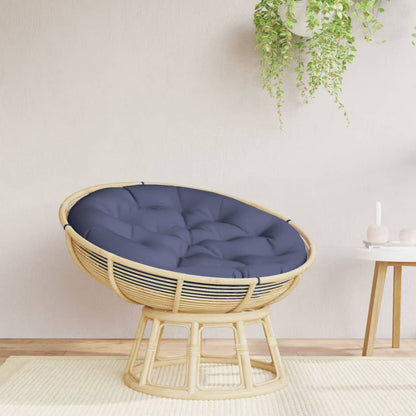 vidaXL Coussin rond bleu marine Ø 100x11 cm Tissu Oxford
