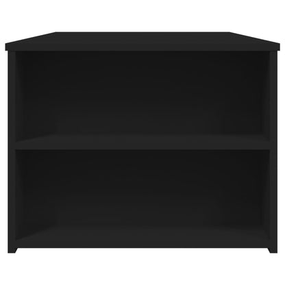 vidaXL Table basse noir 102x55x42 cm Bois d'ingénierie