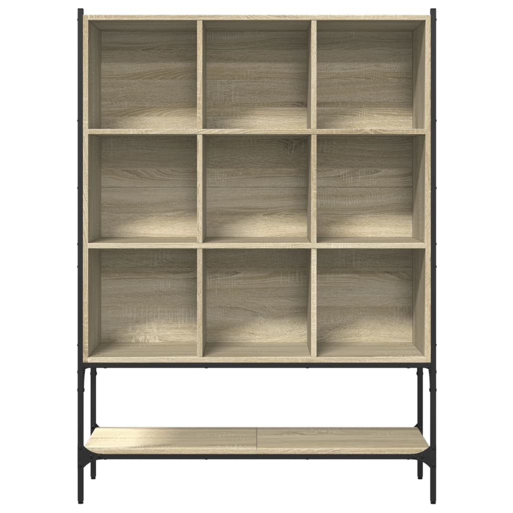 vidaXL Bücherregal Sonoma-Eiche 102x30x141,5 cm Holzwerkstoff